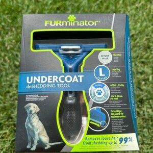 FURminator Undercoat DeShedding Tool - Large Dog, Short Hair Pet Brush for Dogs